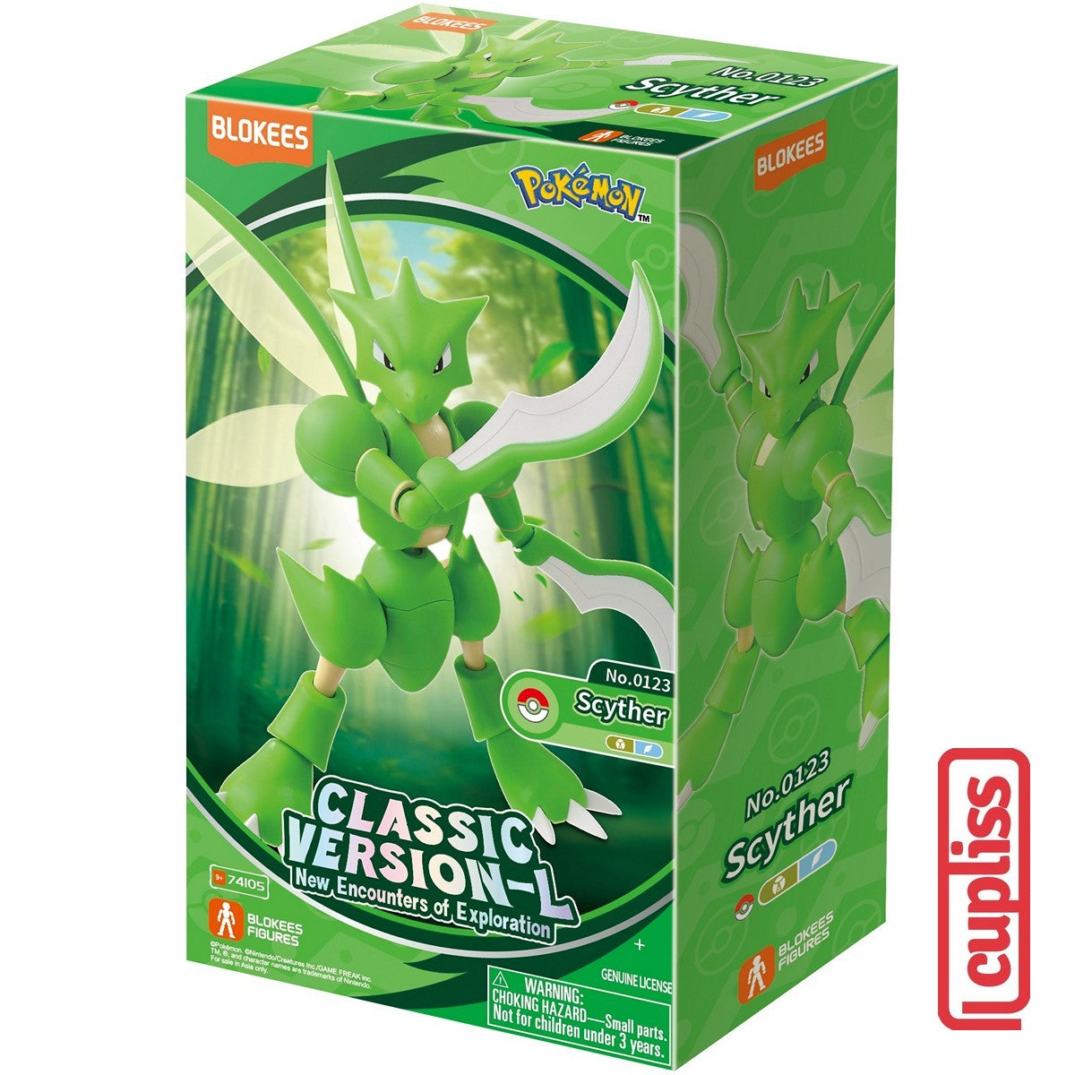 BLOKEES 74105 Figure Pokemon CV-L Classic Version Scyther