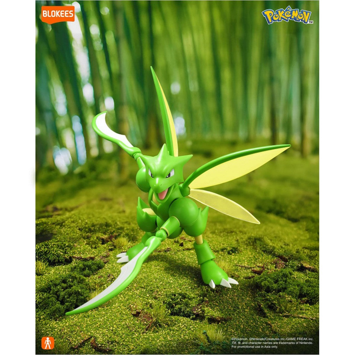 BLOKEES 74105 Figure Pokemon CV-L Classic Version Scyther
