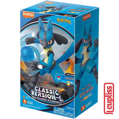 BLOKEES 74107 Figure Pokemon CV-L Classic Version Lucario