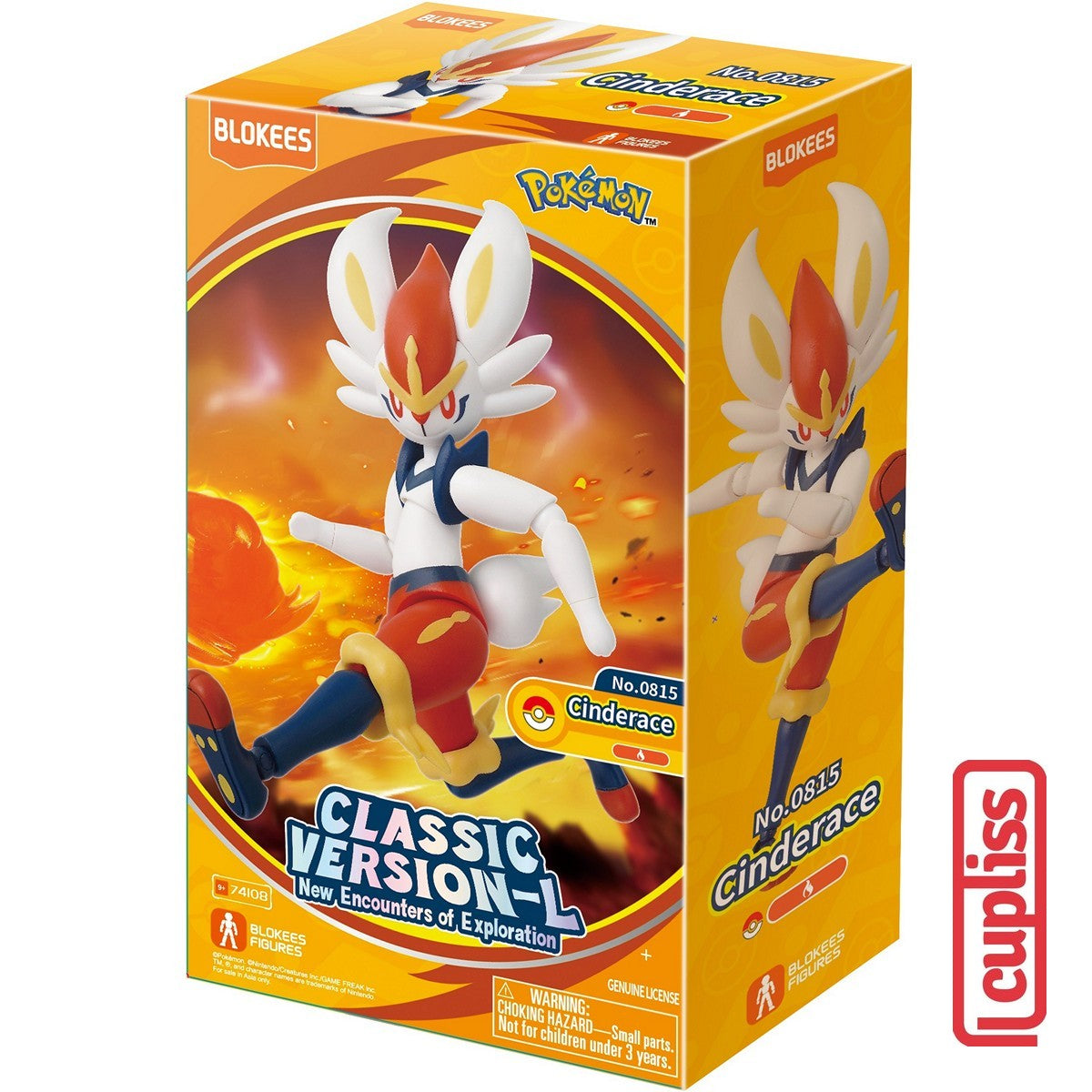 BLOKEES 74108 Figure Pokemon CV-L Classic Version Cinderace