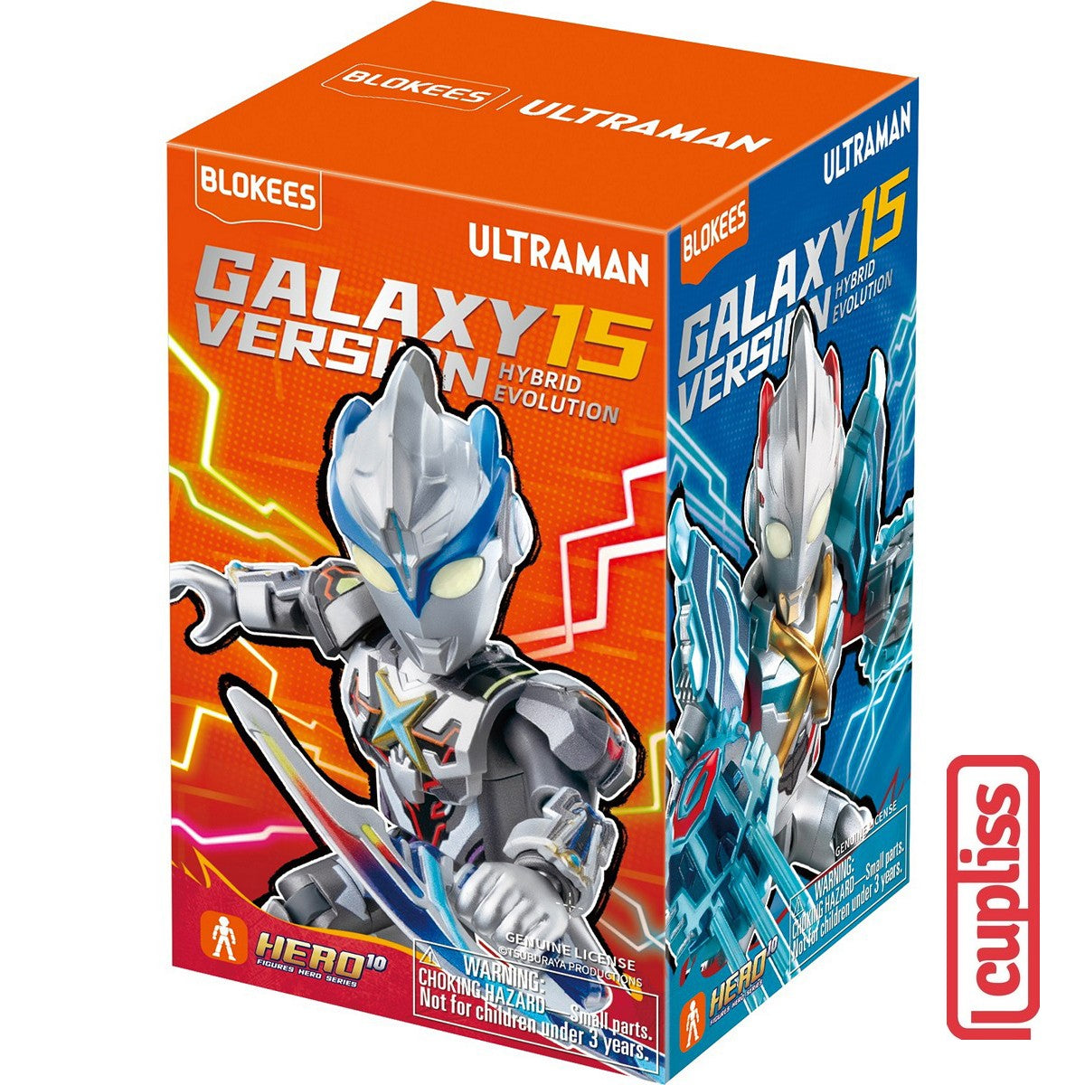 BLOKEES 73115 Figure Mini Ultraman GV-15 Galaxy Version 15 Hybrid Evolution GV15