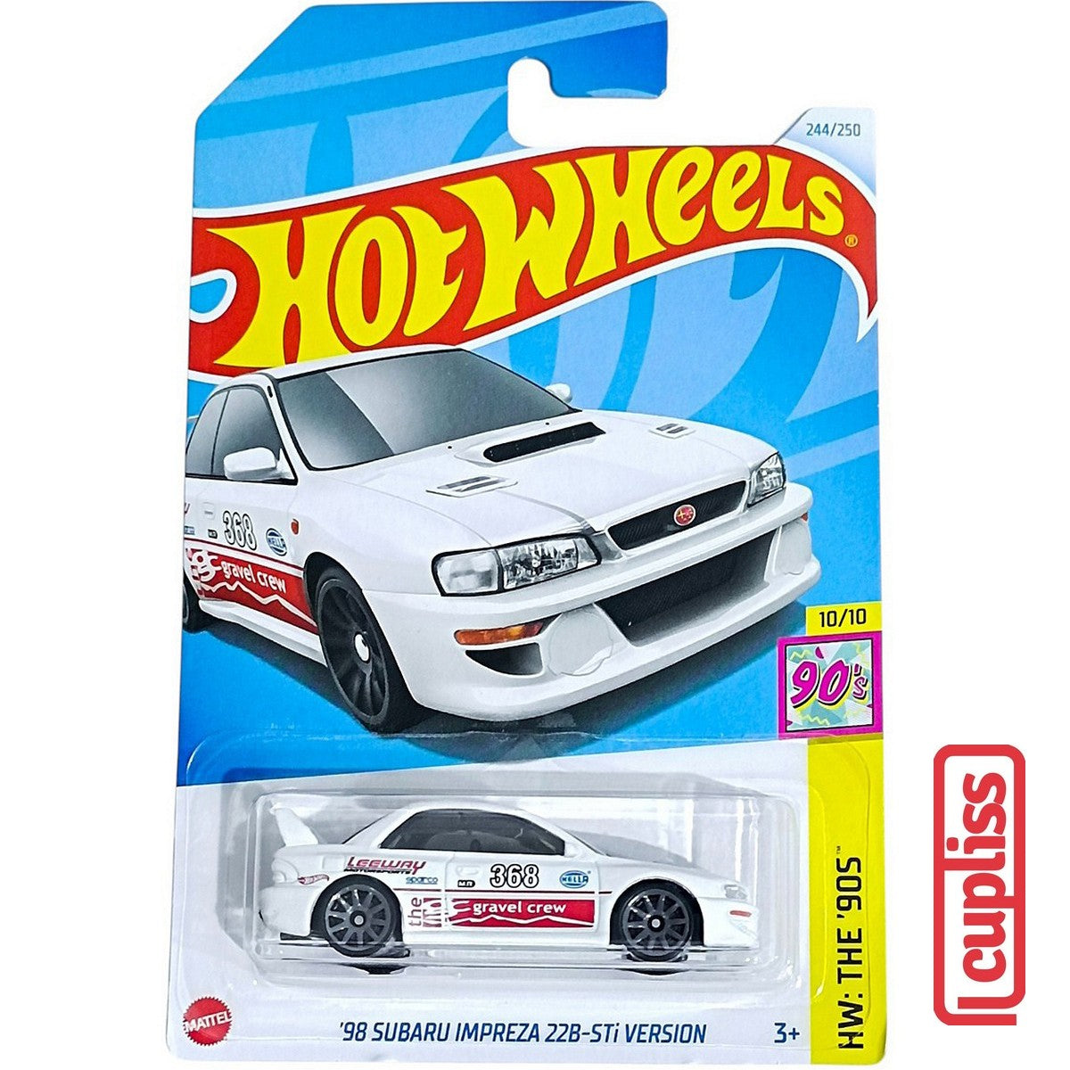 Hot Wheels HW Basic HTB12 98 Subaru Impreza 22B-Sti Version Mattel Hotwheels
