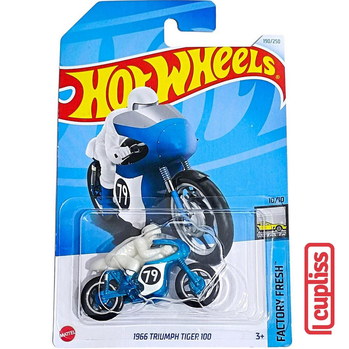 Hot Wheels HW Basic HTD43 1966 Triumph Tiger 100 Mattel Hotwheels
