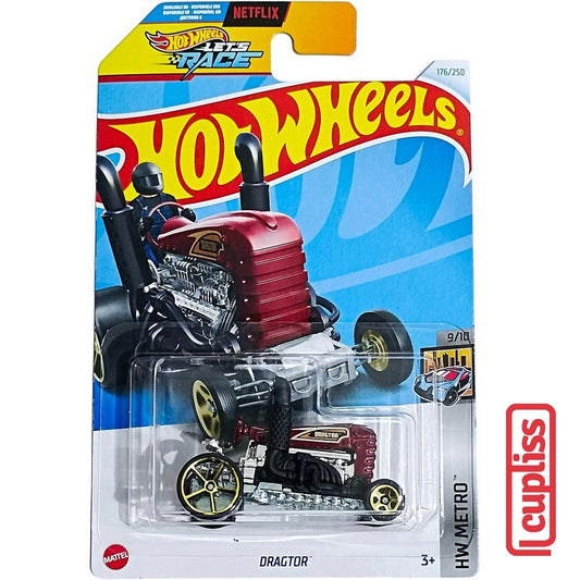 Hot Wheels HW Basic HTF04 Dragtor Lets Race Netflix Mattel Hotwheels