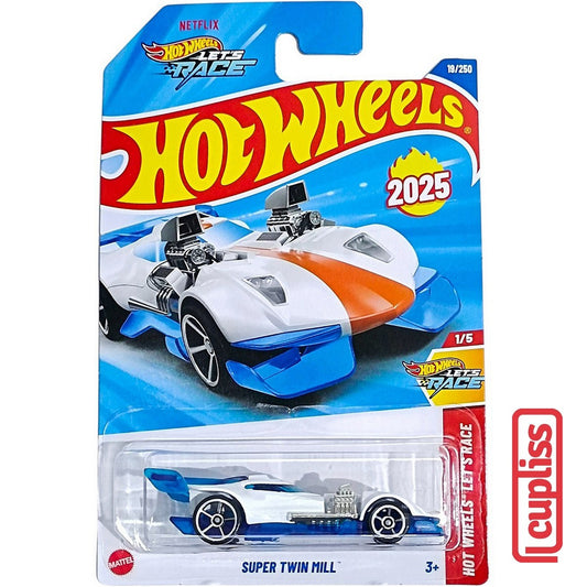 Hot Wheels HW Basic HYW12 Super Twin Mill Lets Race Netflix Mattel Hotwheels