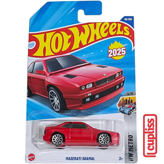 Hot Wheels HW Basic HYW21 Maserati Shamal Merah Red Mattel Hotwheels