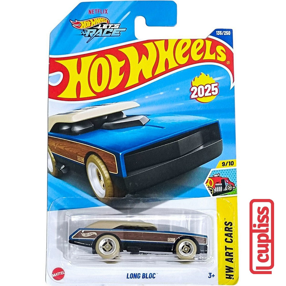 Hot Wheels HW Basic HYW30 Long Bloc Lets Race Netflix Mattel Hotwheels
