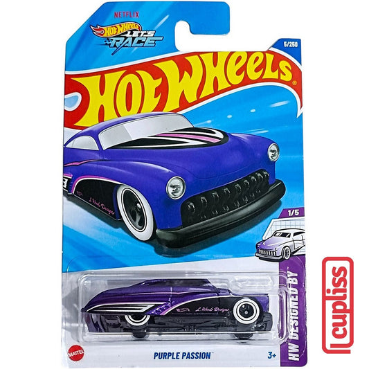 Hot Wheels HW Basic HYW63 Purple Passion Lets Race Netflix Mattel Hotwheels