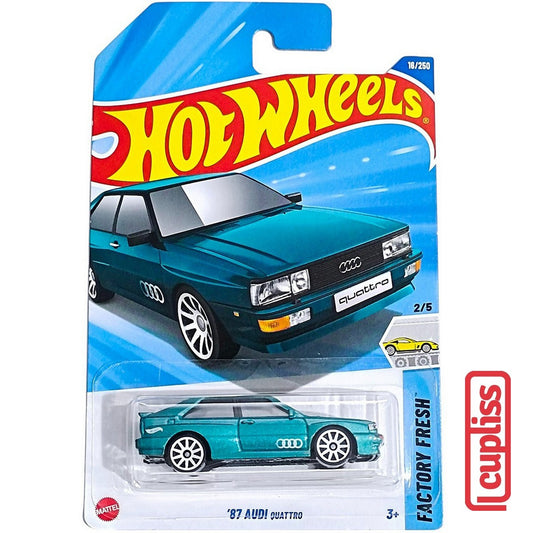 Hot Wheels HW Basic HYW72 87 Audi Quattro Factory Fresh Mattel Hotwheels