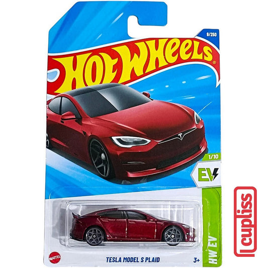 Hot Wheels HW Basic HYW86 Tesla Model S Plaid Mattel Hotwheels