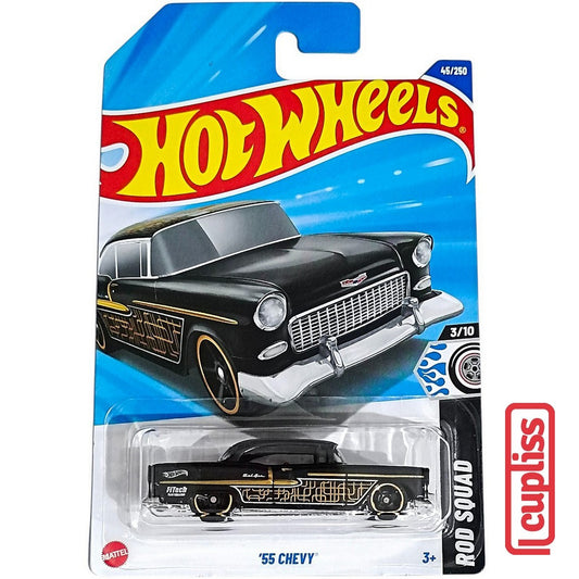 Hot Wheels HW Basic HYW96 55 Chevy Rod Squad Mattel Hotwheels