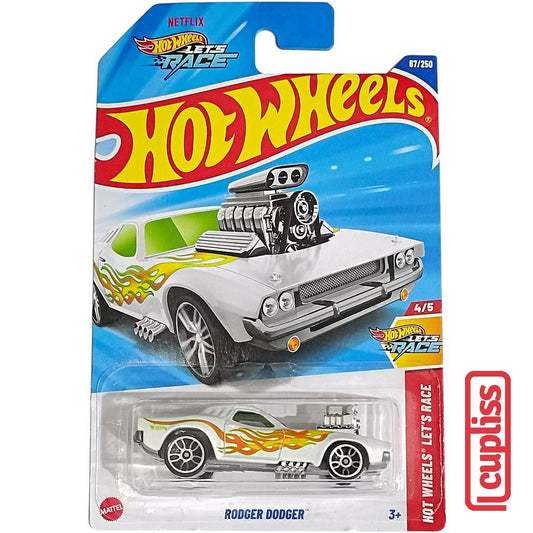 Hot Wheels HW Basic HYX12 Rodger Dodger Lets Race Netflix Mattel Hotwheels