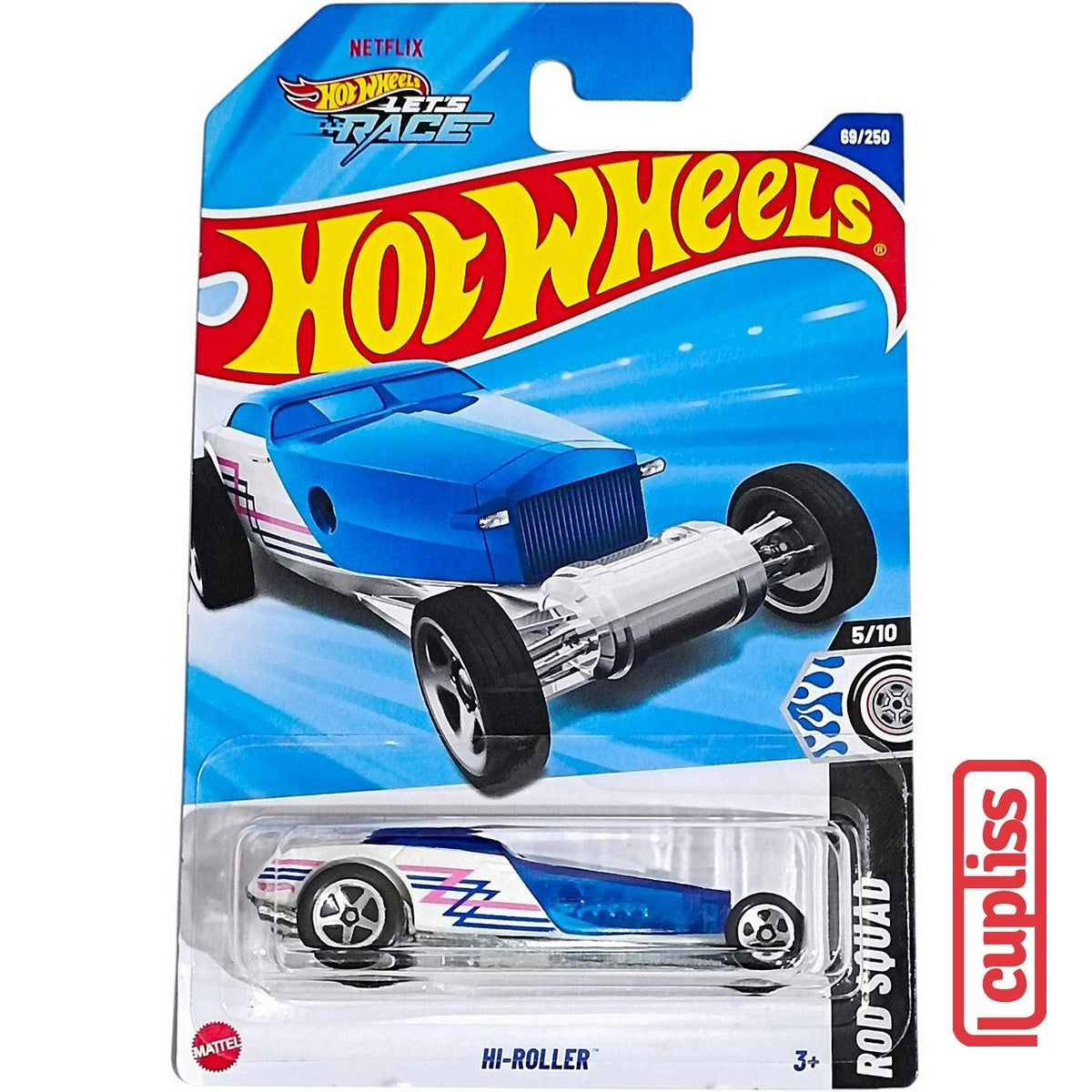 Hot Wheels HW Basic HYX14 HI-Roller Lets Race Netflix Mattel Hotwheels