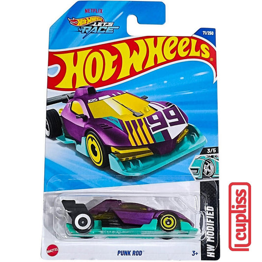 Hot Wheels HW Basic HYX16 Punk Rod Lets Race Netflix Mattel Hotwheels