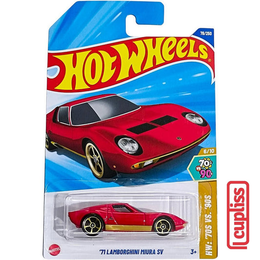 Hot Wheels HW Basic HYX22 71 Lamborghini Miura SV Mattel Hotwheels
