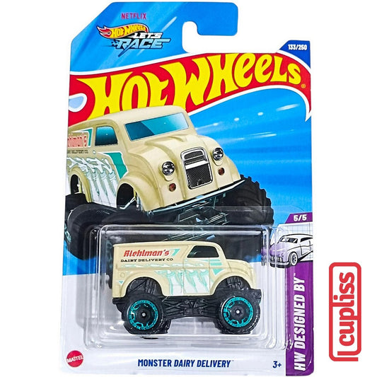 Hot Wheels HW Basic HYX28 Monster Dairy Delivery Lets Race Netflix Mattel Hotwheels