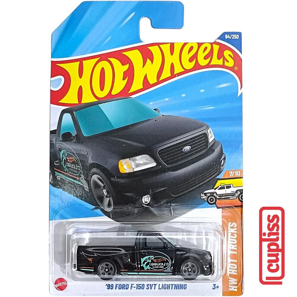 Hot Wheels HW Basic HYX37 99 Ford F-150 SVT Lightning Mattel Hotwheels