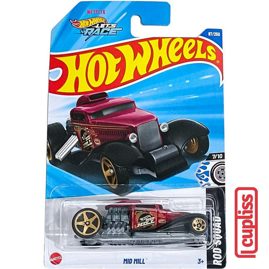 Hot Wheels HW Basic HYX39 Mid Mill Lets Race Netflix Mattel Hotwheels