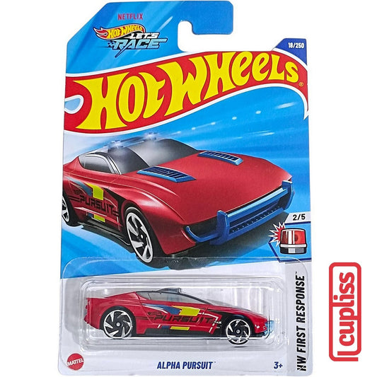 Hot Wheels HW Basic HYX49 Alpha Pursuit Lets Race Netflix Mattel Hotwheels