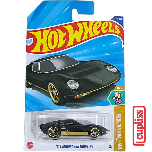 Hot Wheels HW Basic HYX73 71 Lamborghini Miura SV Mattel Hotwheels