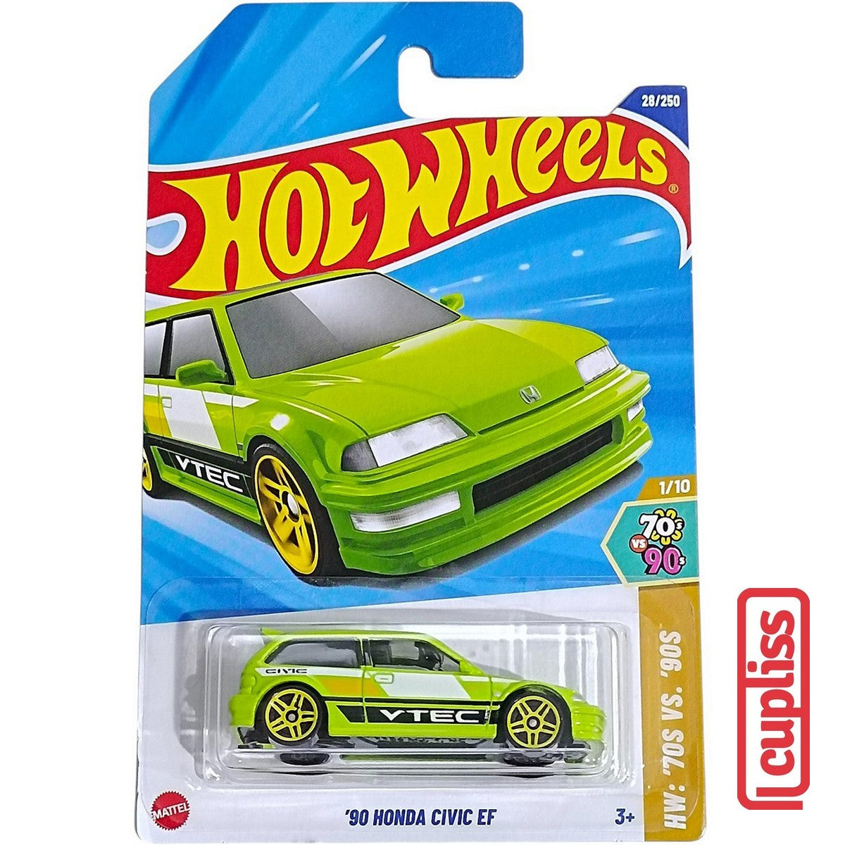 Hot Wheels HW Basic HYX90 90 Honda Civic EF Mattel Hotwheels