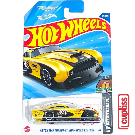 Hot Wheels HW Basic HYY52n1 Error Ban Aston Martin DB4GT High Speed Edition Mattel Hotwheels