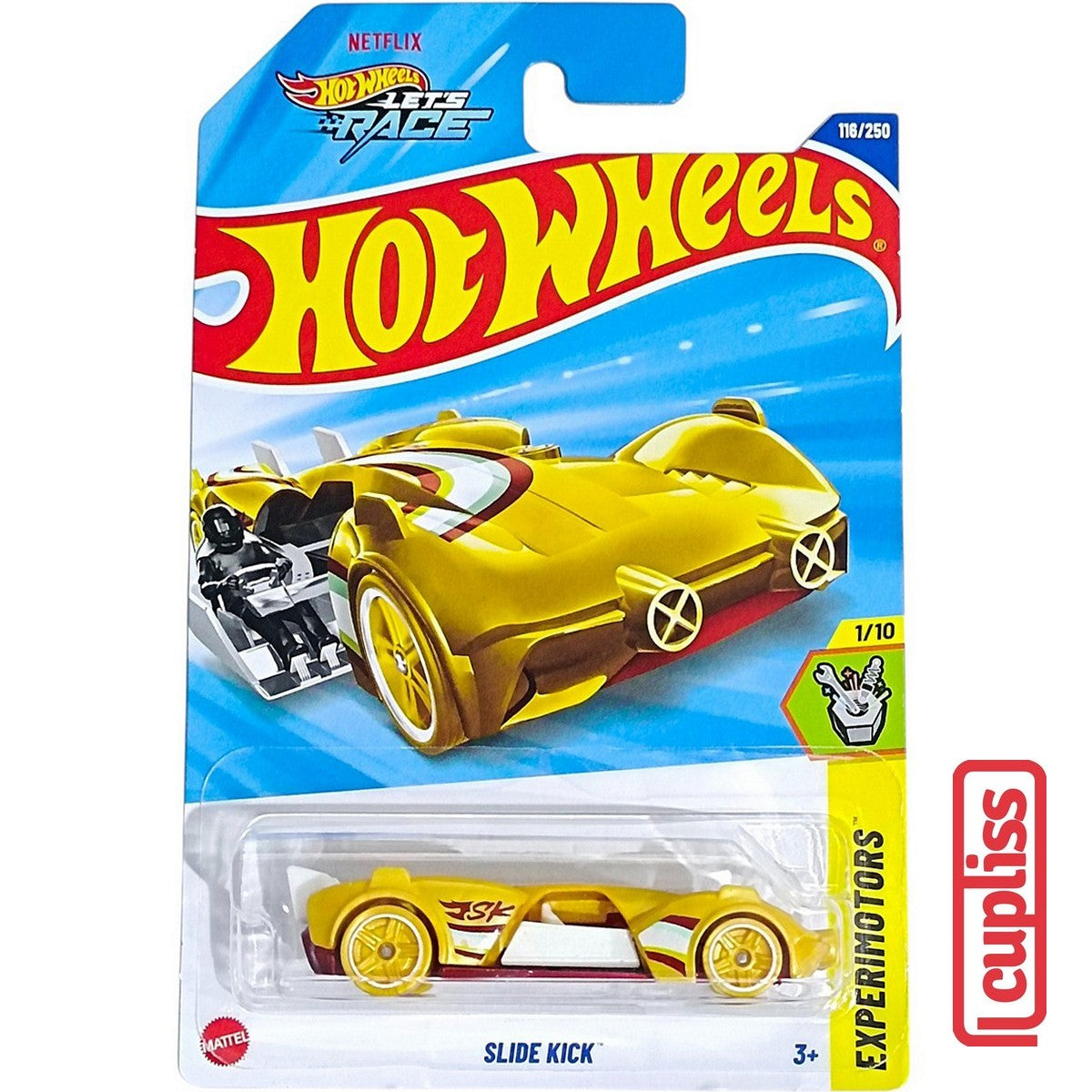 Hot Wheels HW Basic HYY57 Slide Kick Lets Race Netflix Mattel Hotwheels