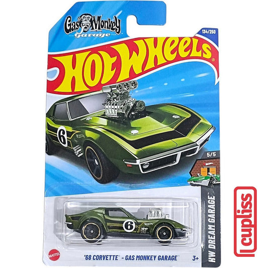 Hot Wheels HW Basic HYY74 68 Corvette-Gas Monkey Garage Mattel Hotwheels