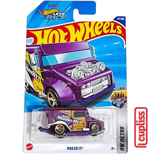 Hot Wheels HW Basic JBC22 TH Treasure Hunt Mailed IT! Lets Race Netflix Mattel Hotwheels