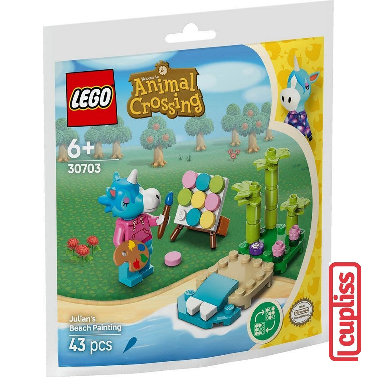 LEGO Polybag 30703 Animal Crossing Julian Beach Painting