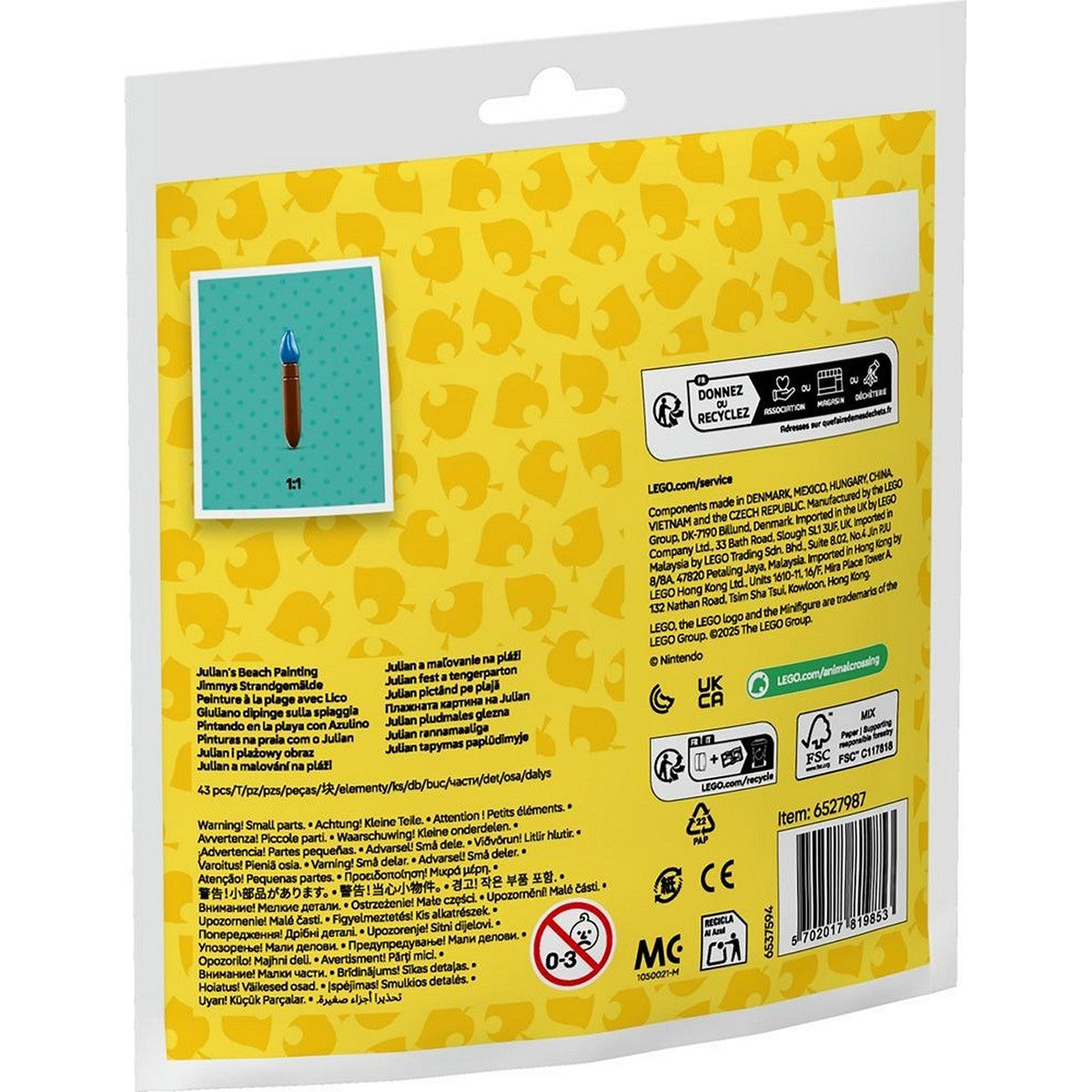 LEGO Polybag 30703 Animal Crossing Julian Beach Painting