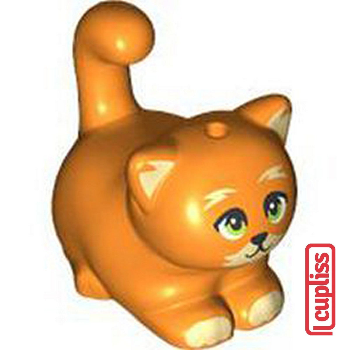 x1 LEGO Parts Animal 6466183 Cat no 43 Bright Orange 105930
