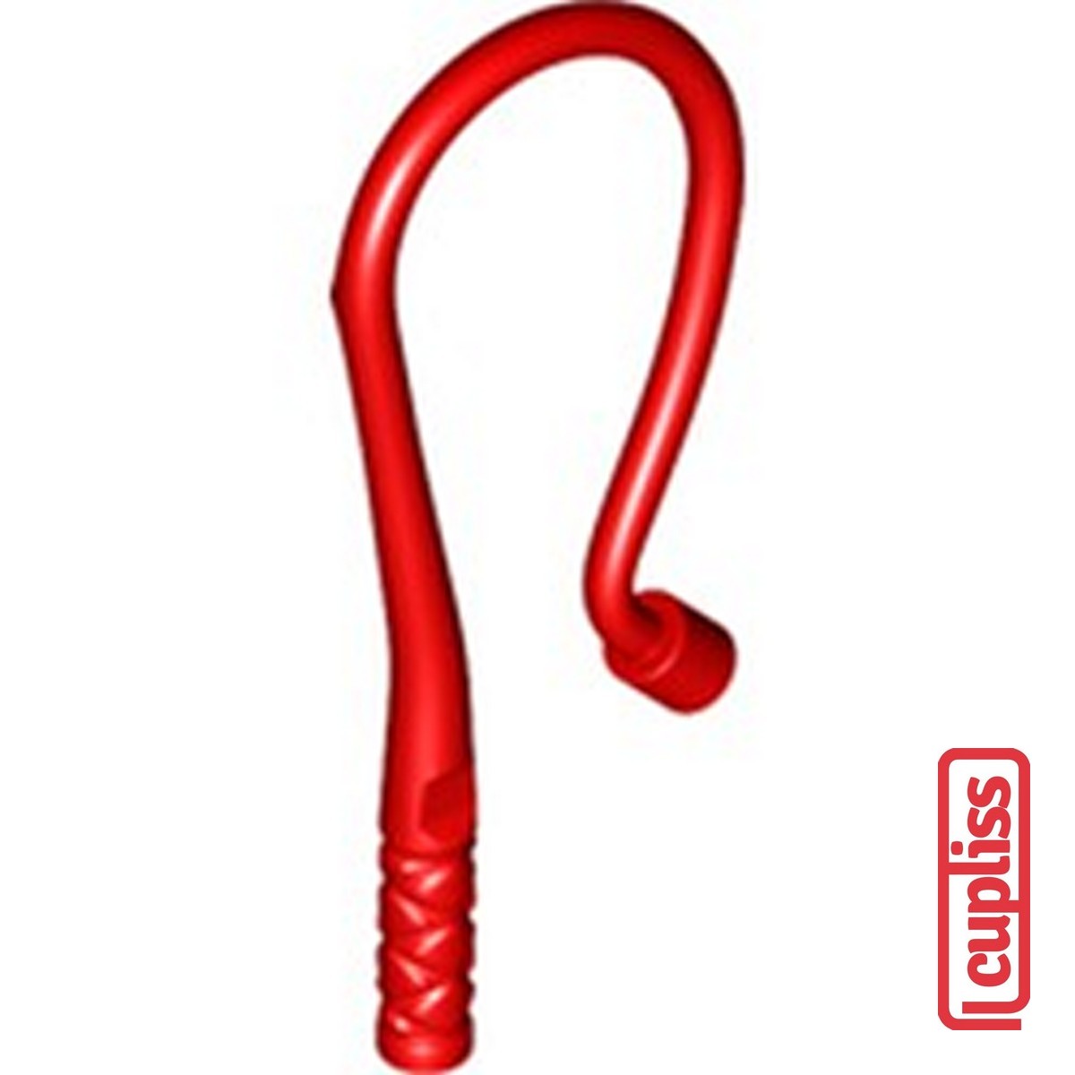 x1 LEGO Parts Utensil 6359866 Whip Long Stick Dia 3.2 Bright Red 75216
