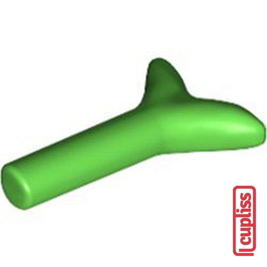 x1 LEGO Parts 4119479 Carrot Top Bright Green 33183