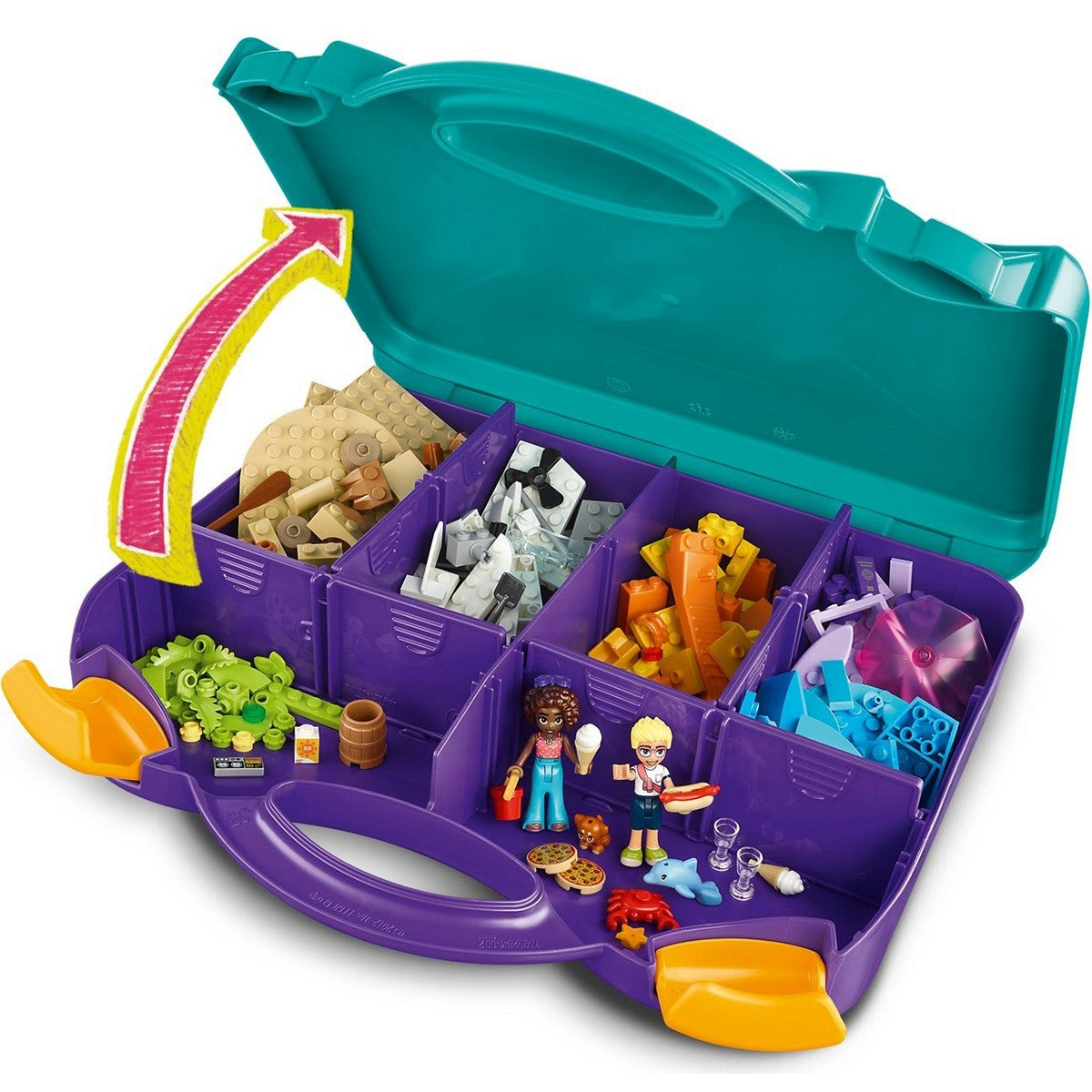 LEGO Friends 42672 Creative Beach and Travel Suitcase