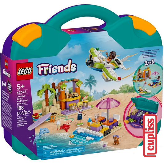 LEGO Friends 42672 Creative Beach and Travel Suitcase
