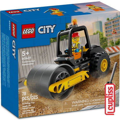 BAD BOX LEGO City 60401 Construction Steamroller