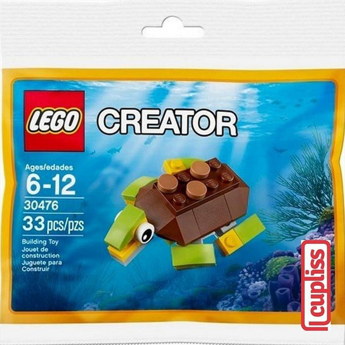 BAD Packaging LEGO Polybag 30476 Creator Happy Turtle