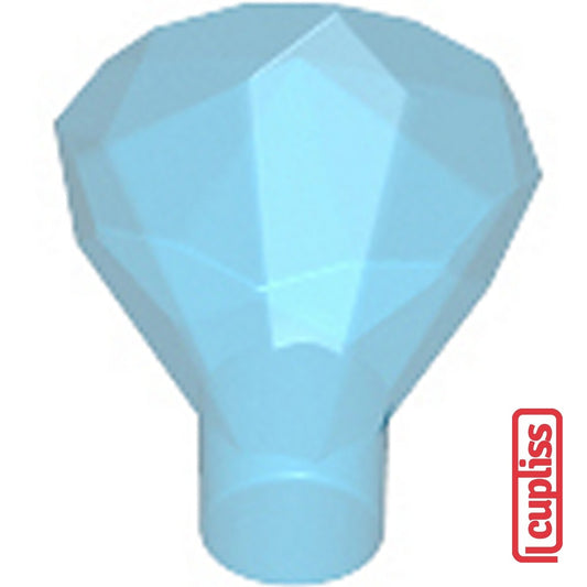 x1 LEGO Parts 6247793 Diamond with Stick Transparent Blue 28556