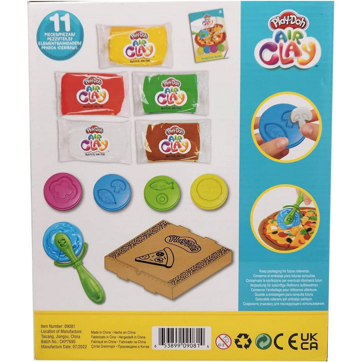 Play Doh Air Clay Pizza Parlor Hasbro 9081 Playdoh