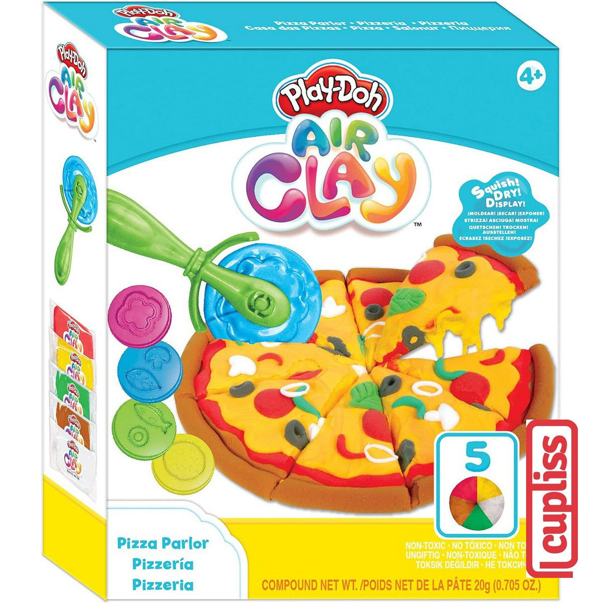 Play Doh Air Clay Pizza Parlor Hasbro 9081 Playdoh