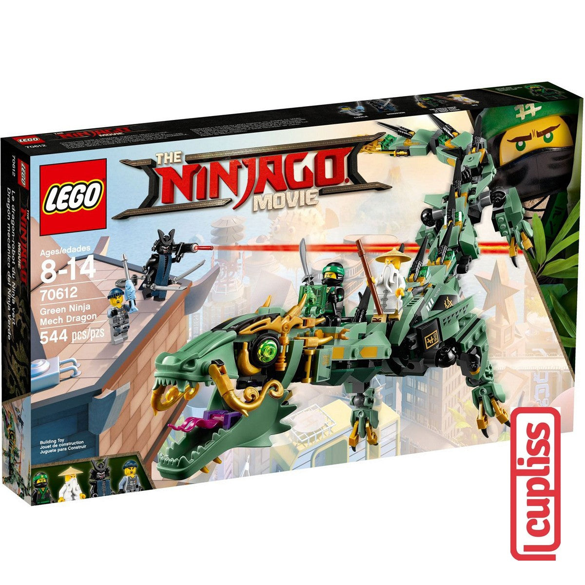 BAD BOX LEGO Ninjago Movie 70612 Green Ninja Mech Dragon