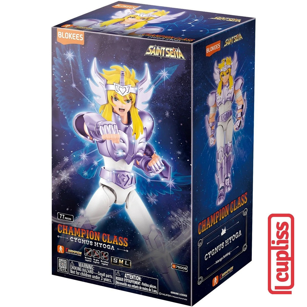 BLOKEES 75008 Figure Saint Seiya Champion Class CC07 Cygnus Hyoga