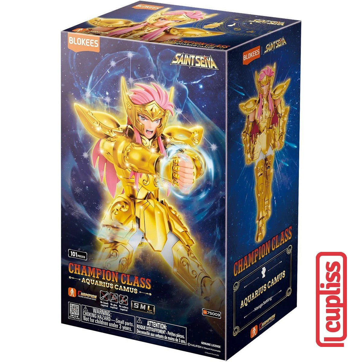BLOKEES 75009 Figure Saint Seiya Champion Class CC08 Aquarius Camus