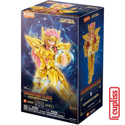 BLOKEES 75009 Figure Saint Seiya Champion Class CC08 Aquarius Camus