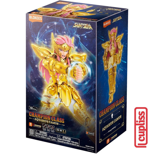 BLOKEES 75009 Figure Saint Seiya Champion Class CC08 Aquarius Camus
