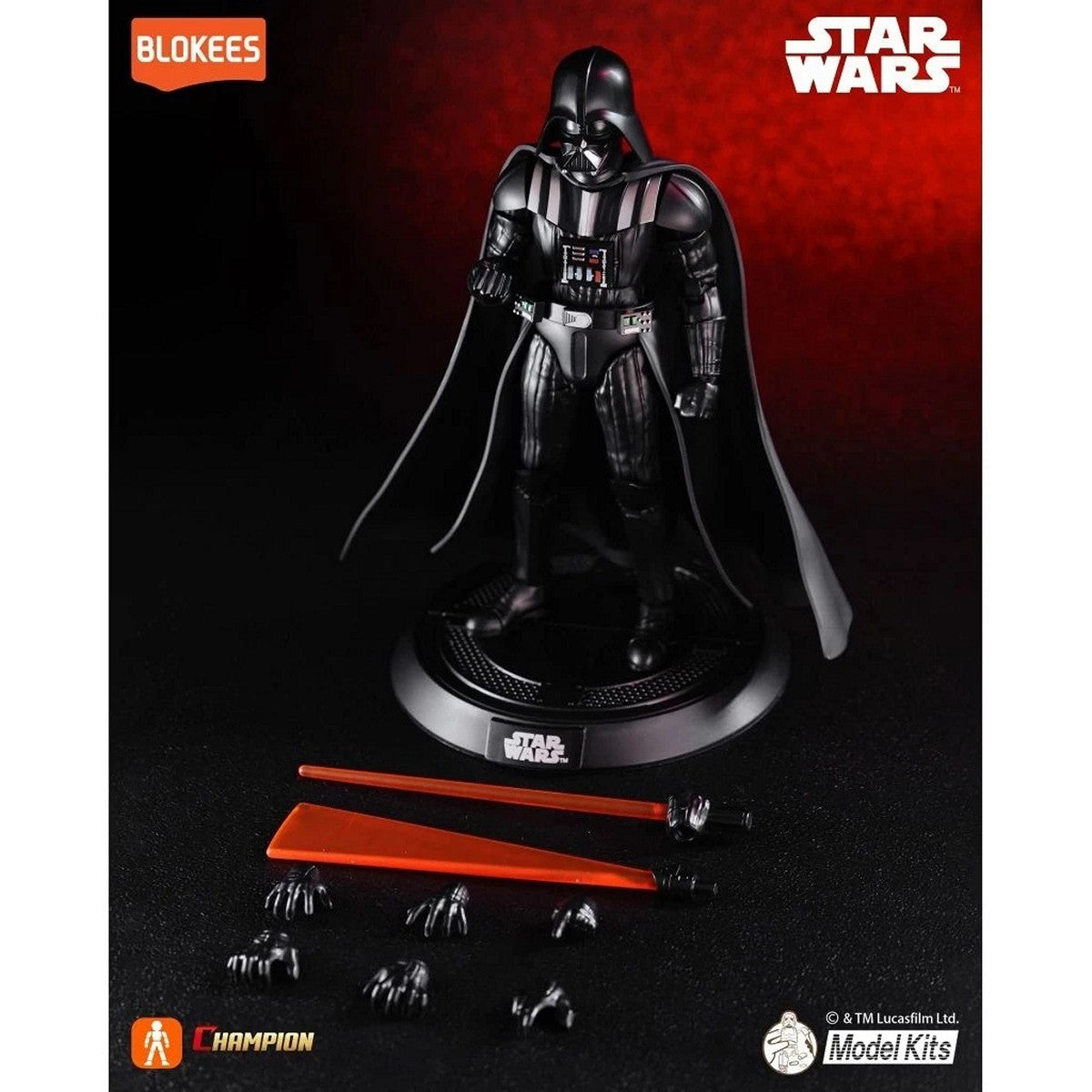 BLOKEES 75801 Figure Star Wars Champion Class CC01 Darth Vader Evergreen Movie