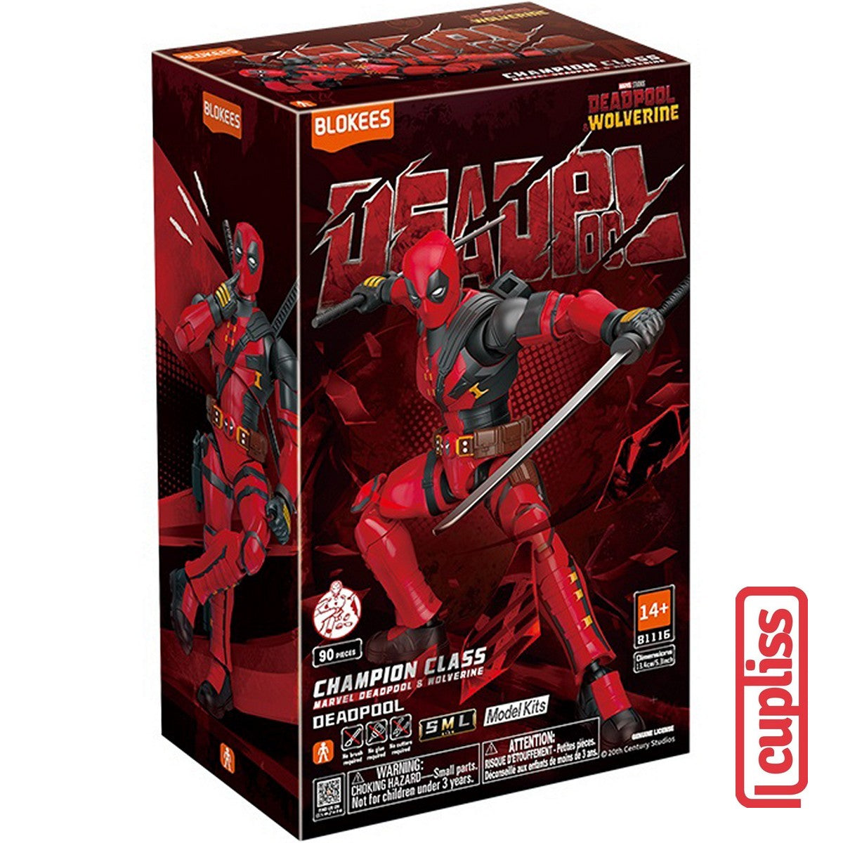 BLOKEES 81116 Figure Marvel Hero Champion Class CC04 Deadpool