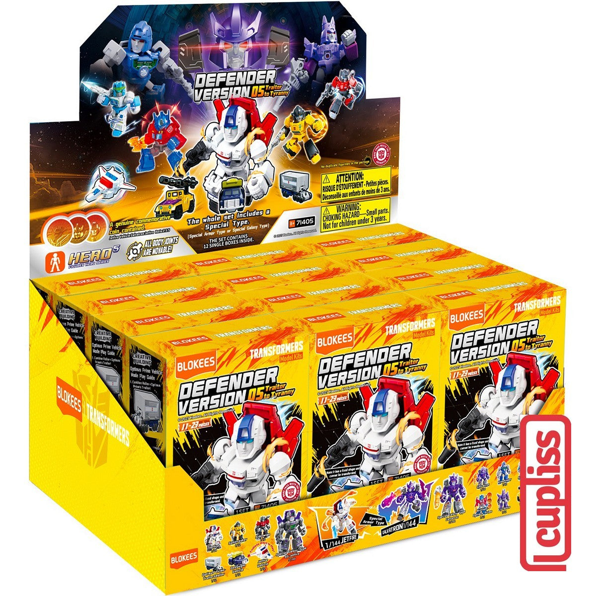 BLOKEES 71405 Figure Mini Transformers DV-05 Defender Version 05 Traitor to Tyranny DV05 Box