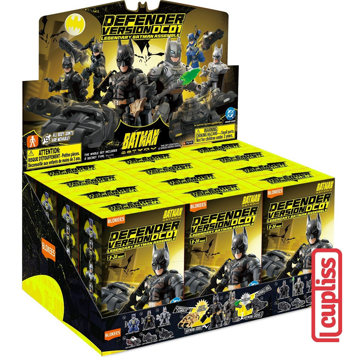 BLOKEES 75701 Figure Mini Batman DV-01 Defender Version 01 Legendary Assemble DC DV01 Box